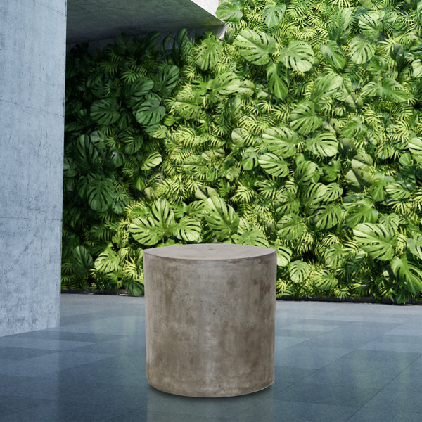 SeasonalLiving Perpetual Stone/Concrete Side Table & Reviews Wayfair